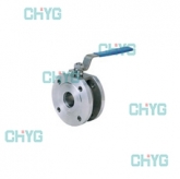 Ultra-thin Q71F type ball valve/ball valve to the clamp
