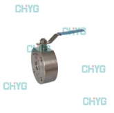 Ultra-thin Q71F type ball valve ball valve to the clamp